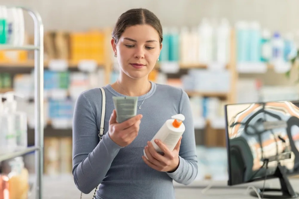 persona realizando compras responsables para cuidar el planeta